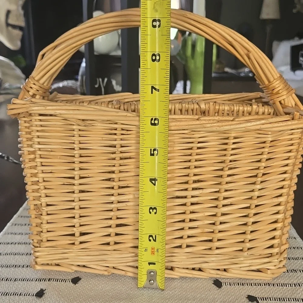 Crate & Barrel Wicker Basket
